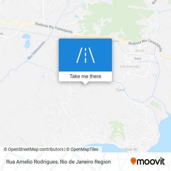 Mapa Rua Amelio Rodrigues