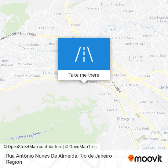 Rua Antônio Nunes De Almeida map