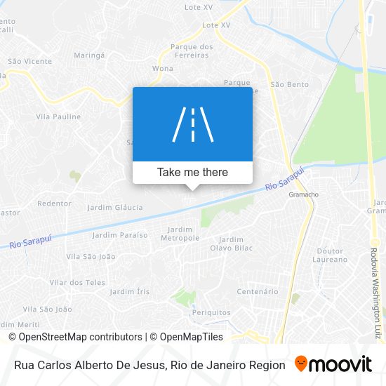 Rua Carlos Alberto De Jesus map