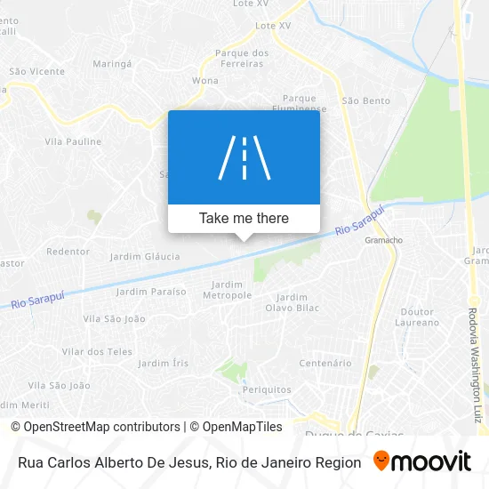 Rua Carlos Alberto De Jesus map