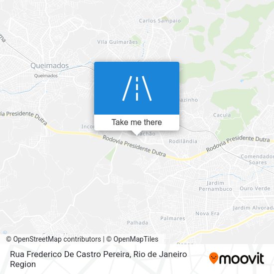 Rua Frederico De Castro Pereira map