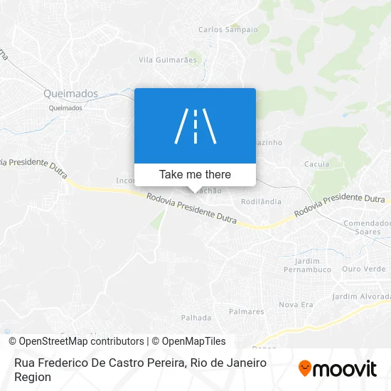 Rua Frederico De Castro Pereira map