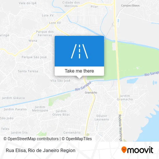 Rua Elisa map