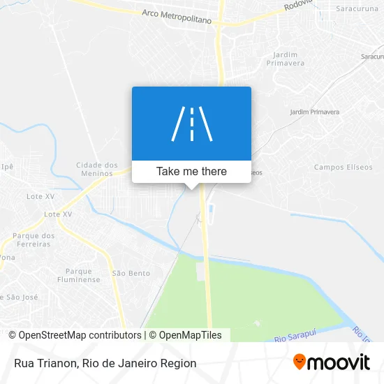 Rua Trianon map