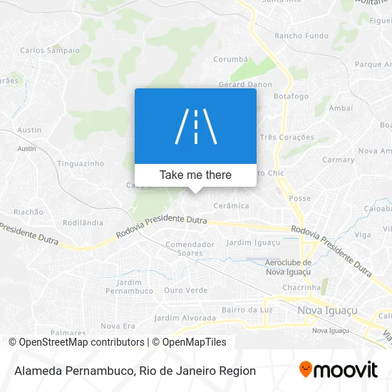 Alameda Pernambuco map