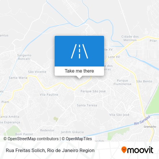 Rua Freitas Solich map