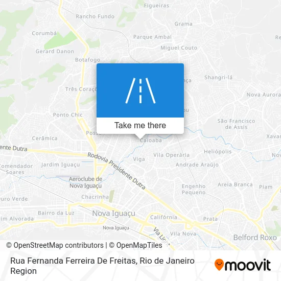Rua Fernanda Ferreira De Freitas map