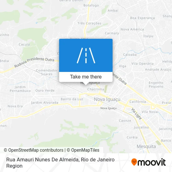 Rua Amauri Nunes De Almeida map