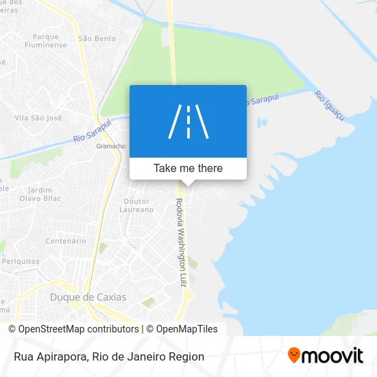 Rua Apirapora map
