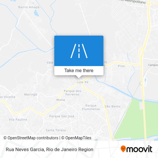 Rua Neves Garcia map