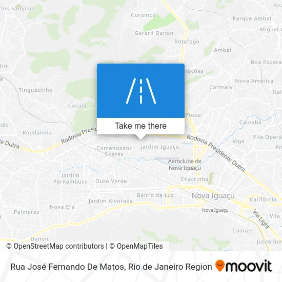 Rua José Fernando De Matos map