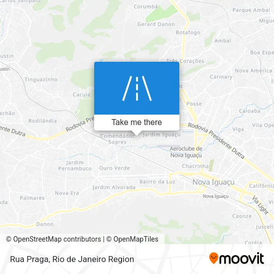 Rua Praga map