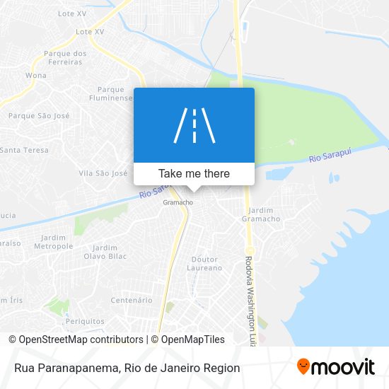 Rua Paranapanema map