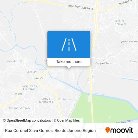Rua Coronel Silva Gomes map