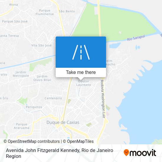 Avenida John Fitzgerald Kennedy map