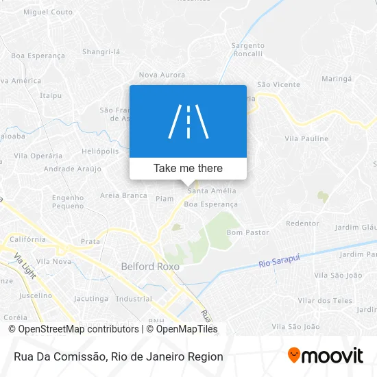 Rua Da Comissão map