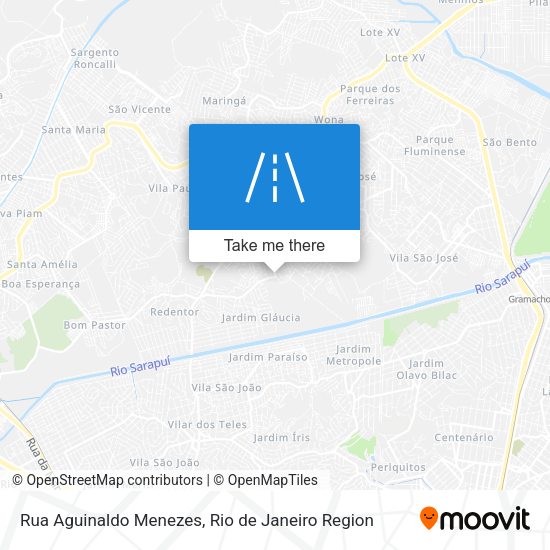 Rua Aguinaldo Menezes map