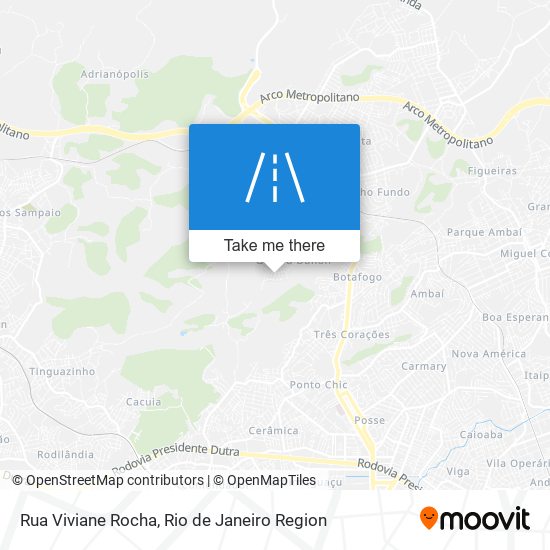Mapa Rua Viviane Rocha