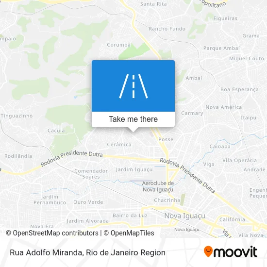 Rua Adolfo Miranda map