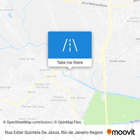 Rua Ester Quintela De Jesus map