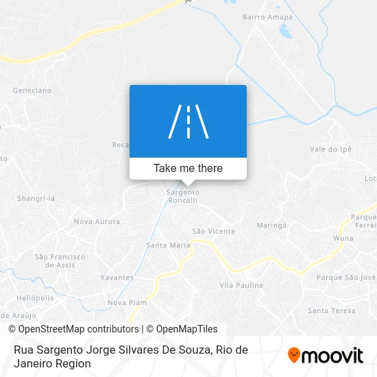Rua Sargento Jorge Silvares De Souza map