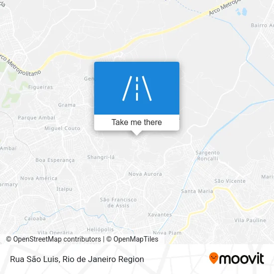 Rua São Luis map