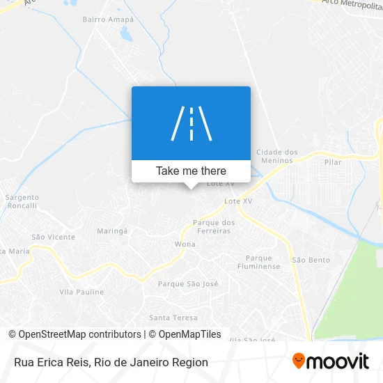 Rua Erica Reis map