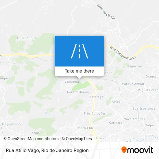 Rua Atilio Vago map