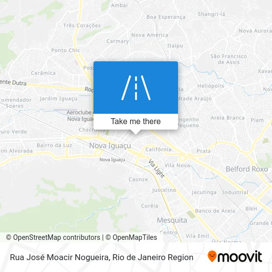 Rua José Moacir Nogueira map