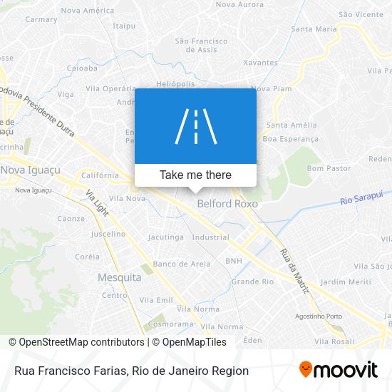 Rua Francisco Farias map