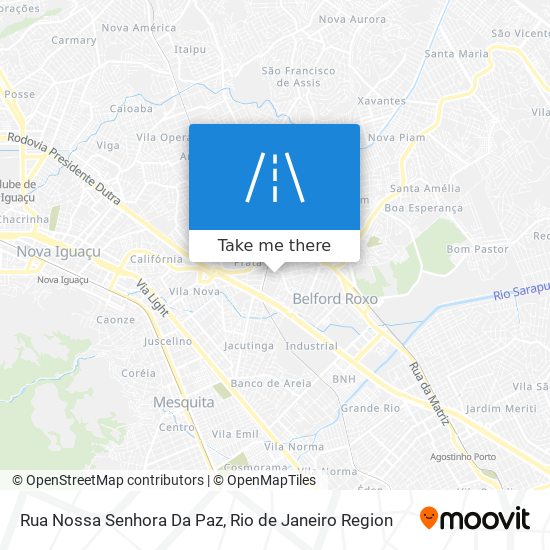 Mapa Rua Nossa Senhora Da Paz