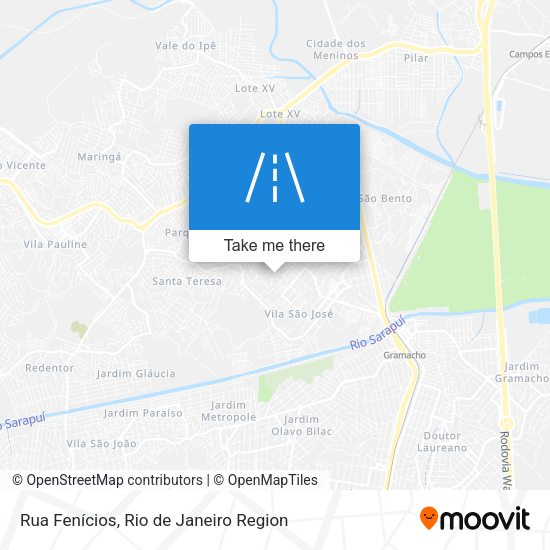 Rua Fenícios map