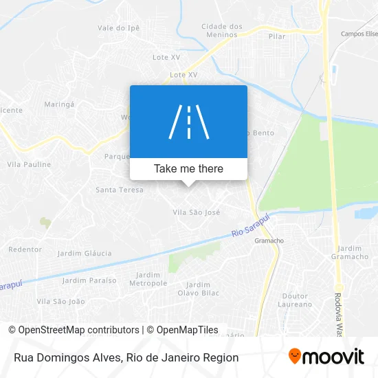 Rua Domingos Alves map