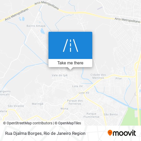 Rua Djalma Borges map