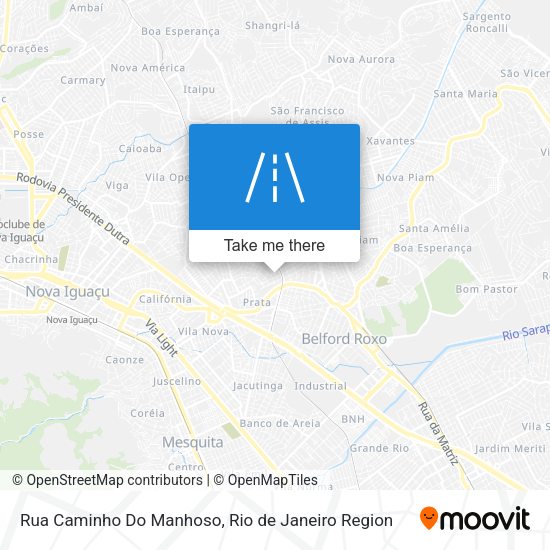 Rua Caminho Do Manhoso map