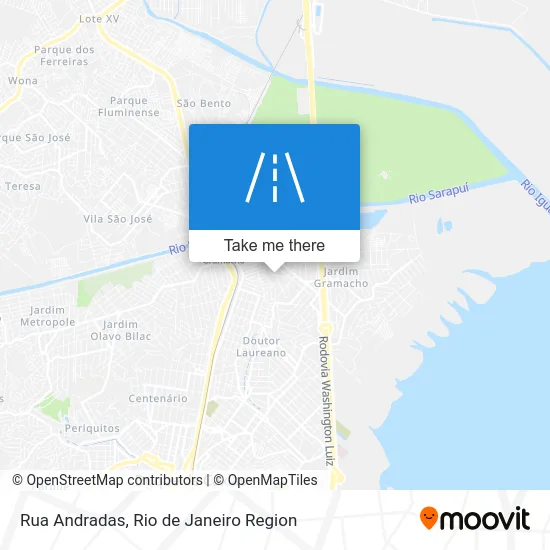 Rua Andradas map