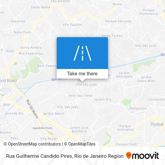Rua Guilherme Candido Pires map