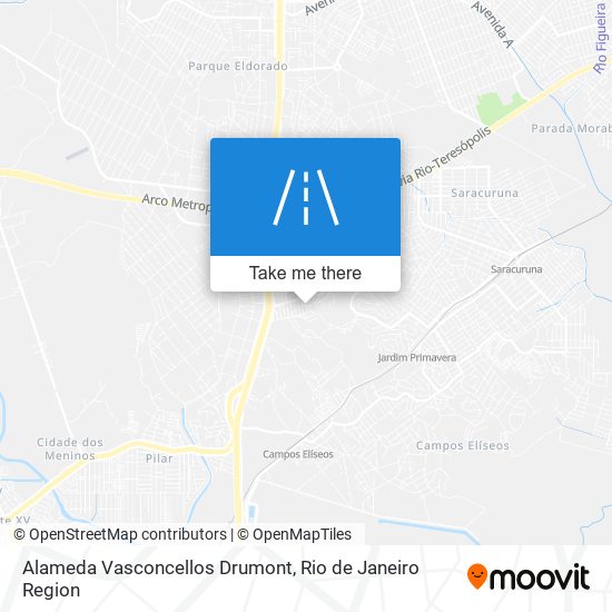 Mapa Alameda Vasconcellos Drumont