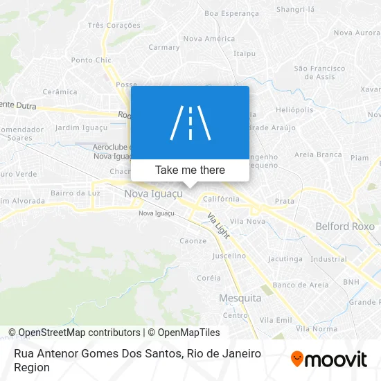 Rua Antenor Gomes Dos Santos map