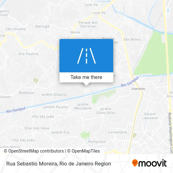 Rua Sebastio Moreira map