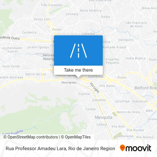Rua Professor Amadeu Lara map
