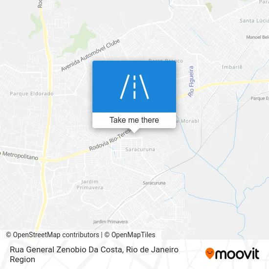 Rua General Zenobio Da Costa map