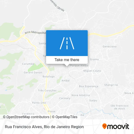 Rua Francisco Alves map