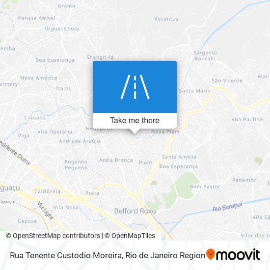 Rua Tenente Custodio Moreira map