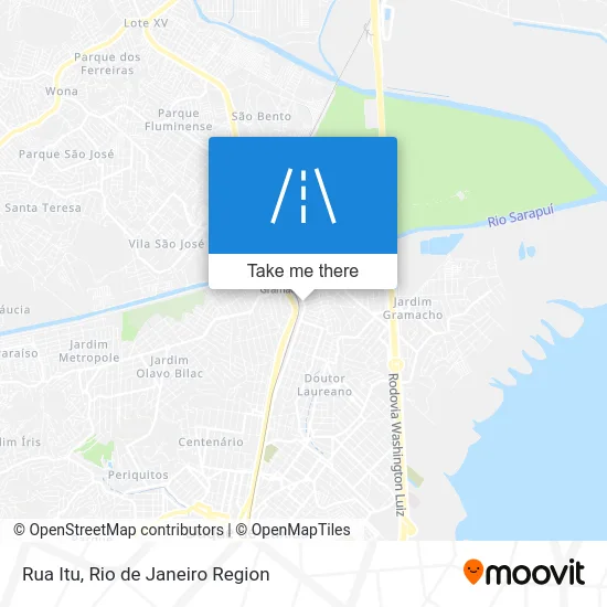Rua Itu map