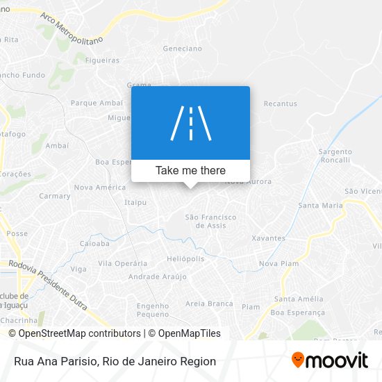 Rua Ana Parisio map