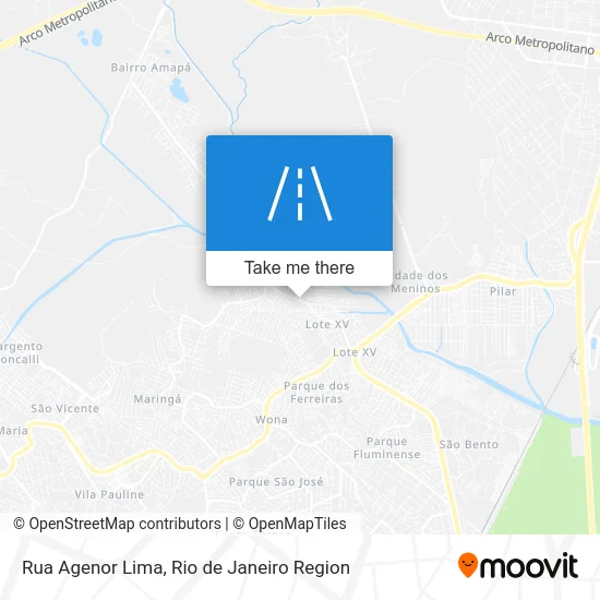 Rua Agenor Lima map