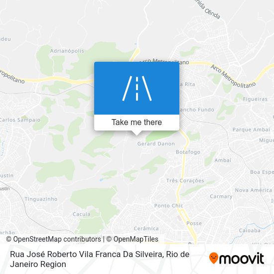 Rua José Roberto Vila Franca Da Silveira map