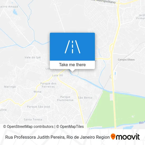 Rua Professora Judith Pereira map