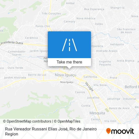 Rua Vereador Russani Elias José map